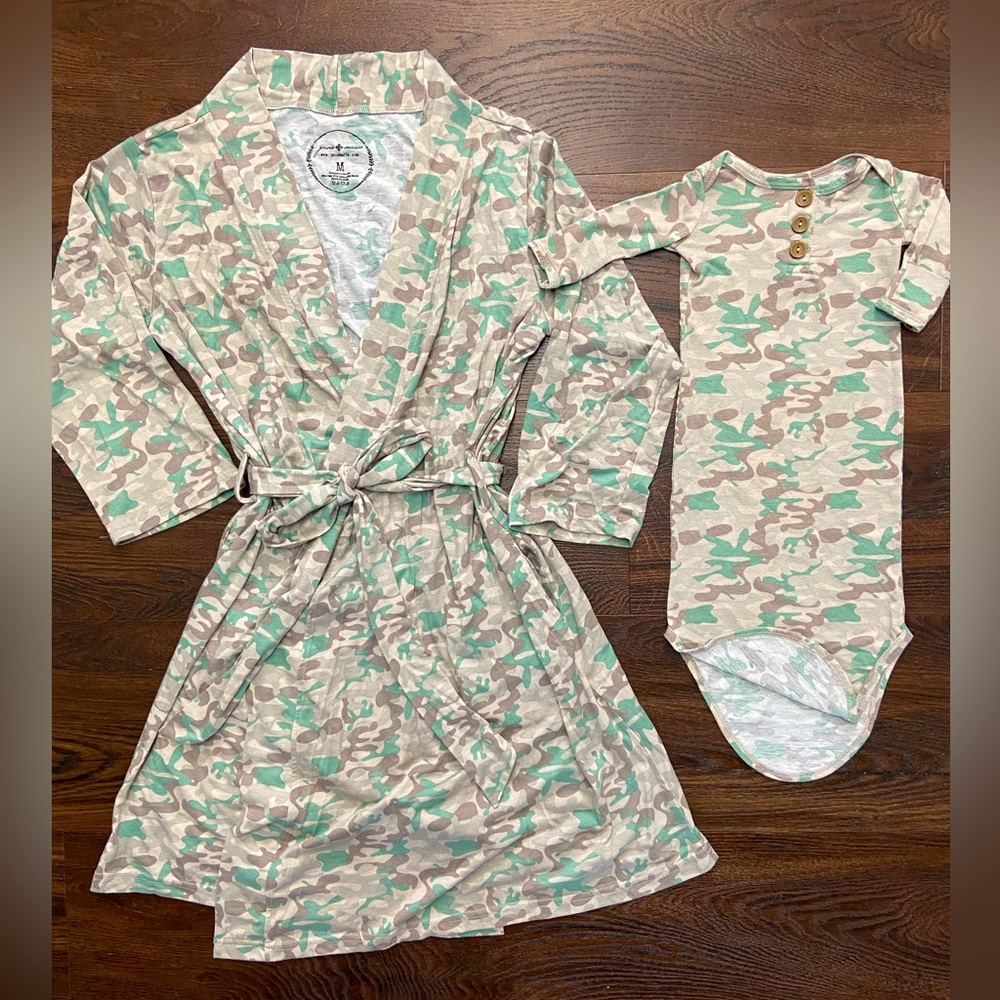 NWOT mommy and me matching set - camo